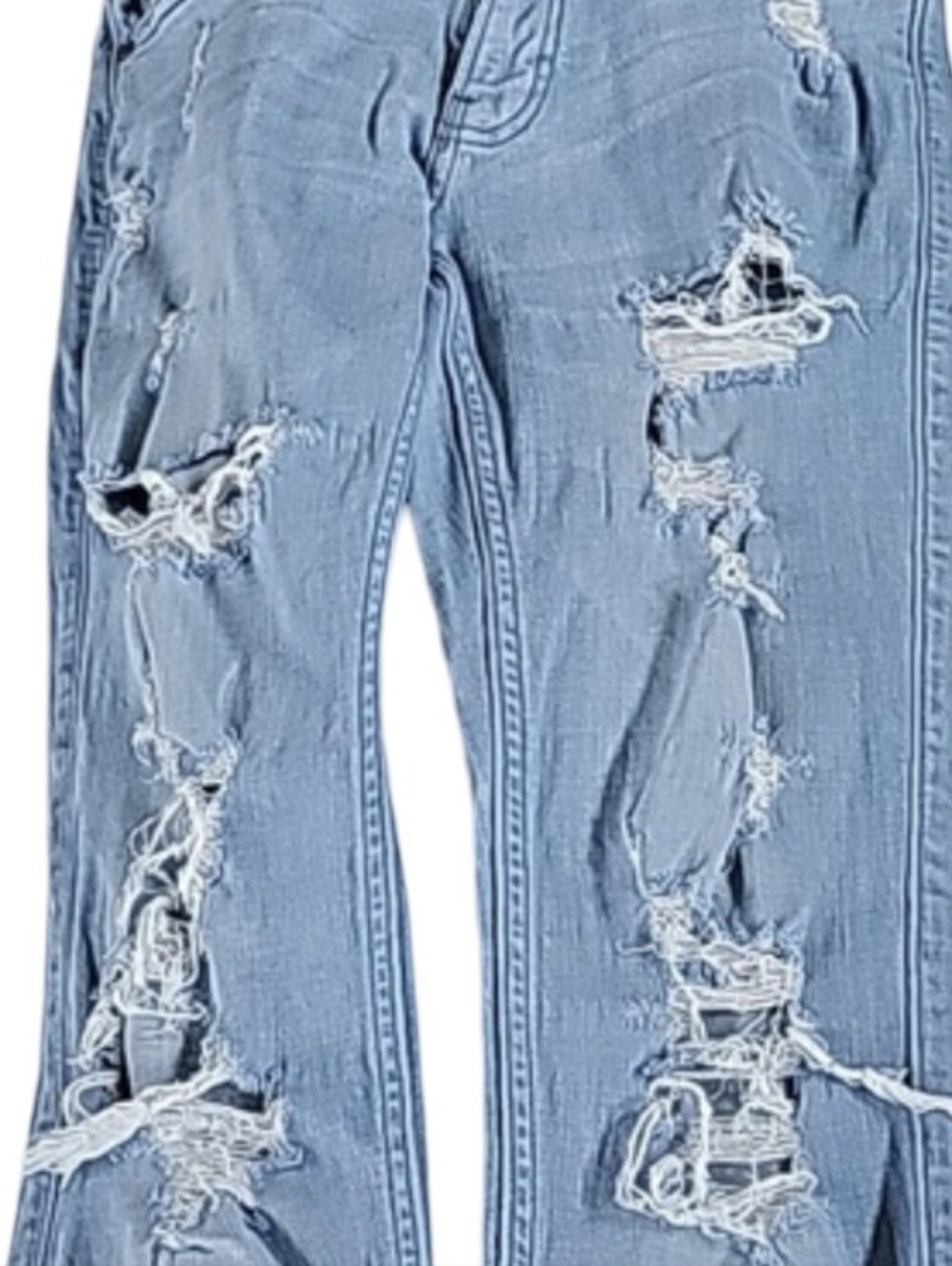 HOLLISTER | Men’s Advanced Stretch Skinny Ripped Jeans Light Wash Distressed - Picture 10 of 11